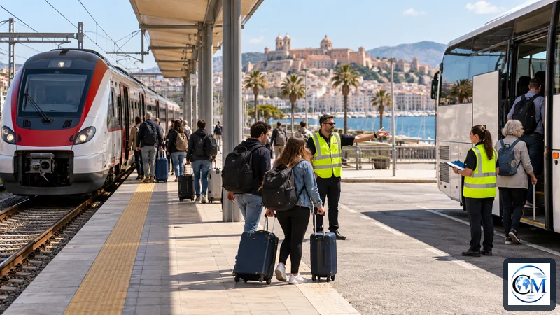 Illustrazione editoriale dell’avviso: Cagliari-Decimomannu, treni sospesi dal 23 al 25 ottobre