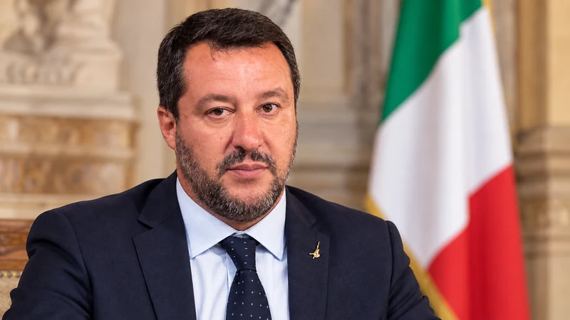 Illustrazione editoriale IA con somiglianza sintetica di Matteo Salvini in ambiente istituzionale; non documenta la riunione del Consiglio dei ministri.