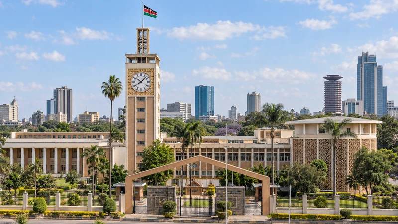 Illustrazione IA di contesto: Parlamento del Kenya a Nairobi.