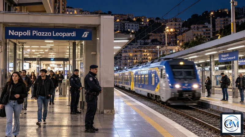 Illustrazione editoriale dell’avviso: Napoli, Piazza Leopardi chiusa dalle 22: metro prolungata dopo la partita