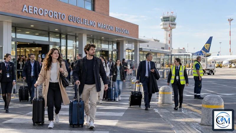 Illustrazione editoriale dell’avviso: Aeroporto di Bologna, sciopero La Lucente il 29 ottobre